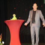 Thomas Poppitz with the history of the Brunnenfest
