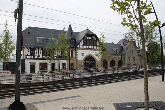 The renovated station in Oberursel on 21st May 2012
