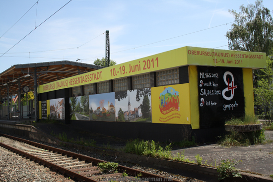 The old subway building, seem from the terrace