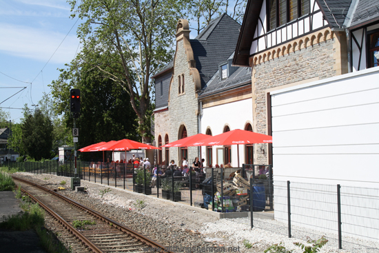 The Lounge Terrace seen from the platform